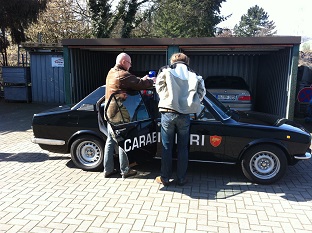 Blaulicht Installation